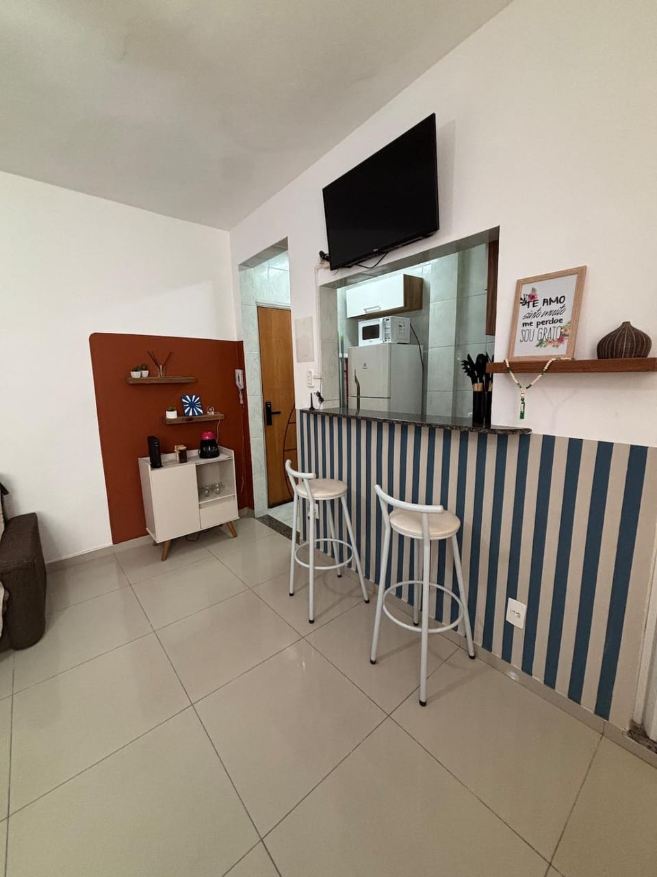 Cantinho do Mar Studio - 2 min da praia Apartment in Santos