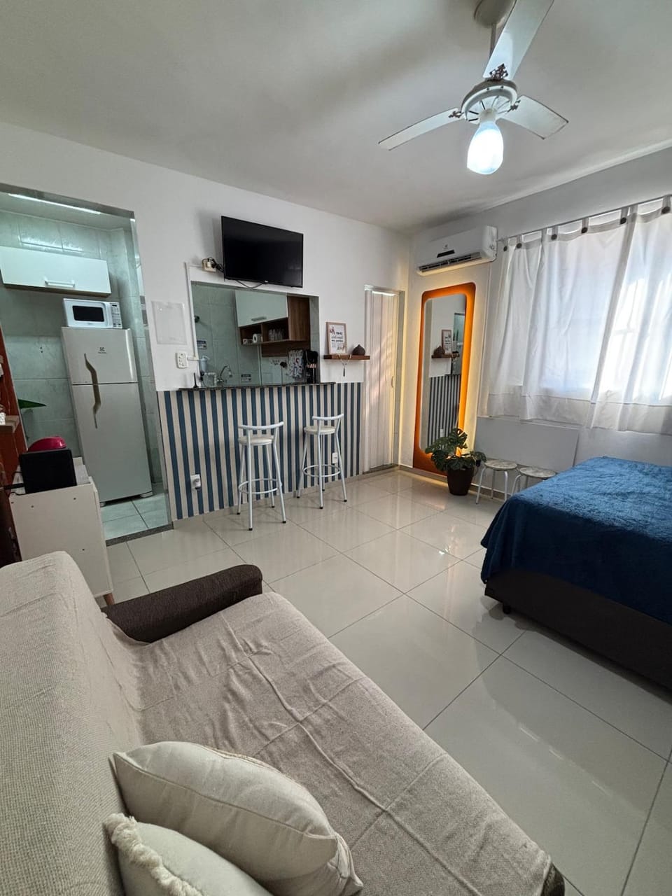 Cantinho do Mar Studio - 2 min da praia Apartment in Santos