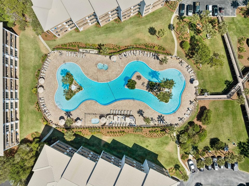 Neighbourhood, Bird's eye view, Seating area, Swimming pool