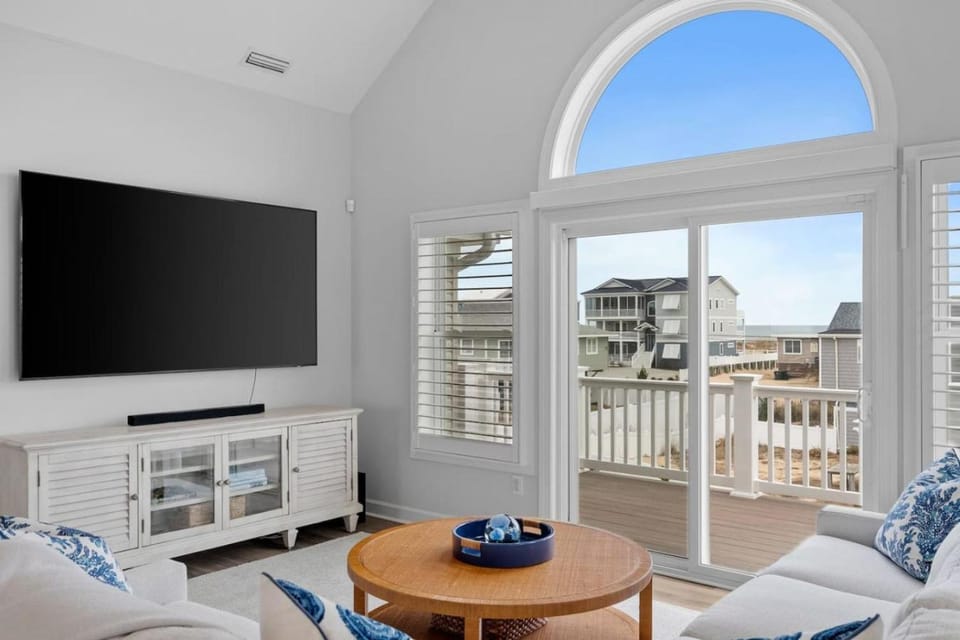 New Oceanview Heated Pool Steps to Beach House in Sandbridge