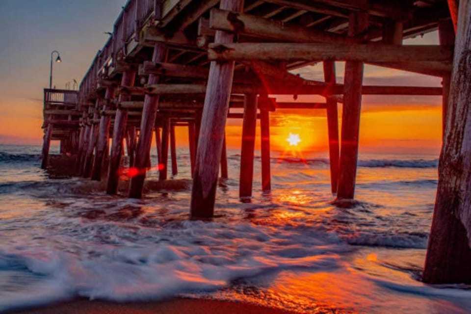 New! Oceanfront Beach Condo / Surf / Swim / Boat House in Sandbridge