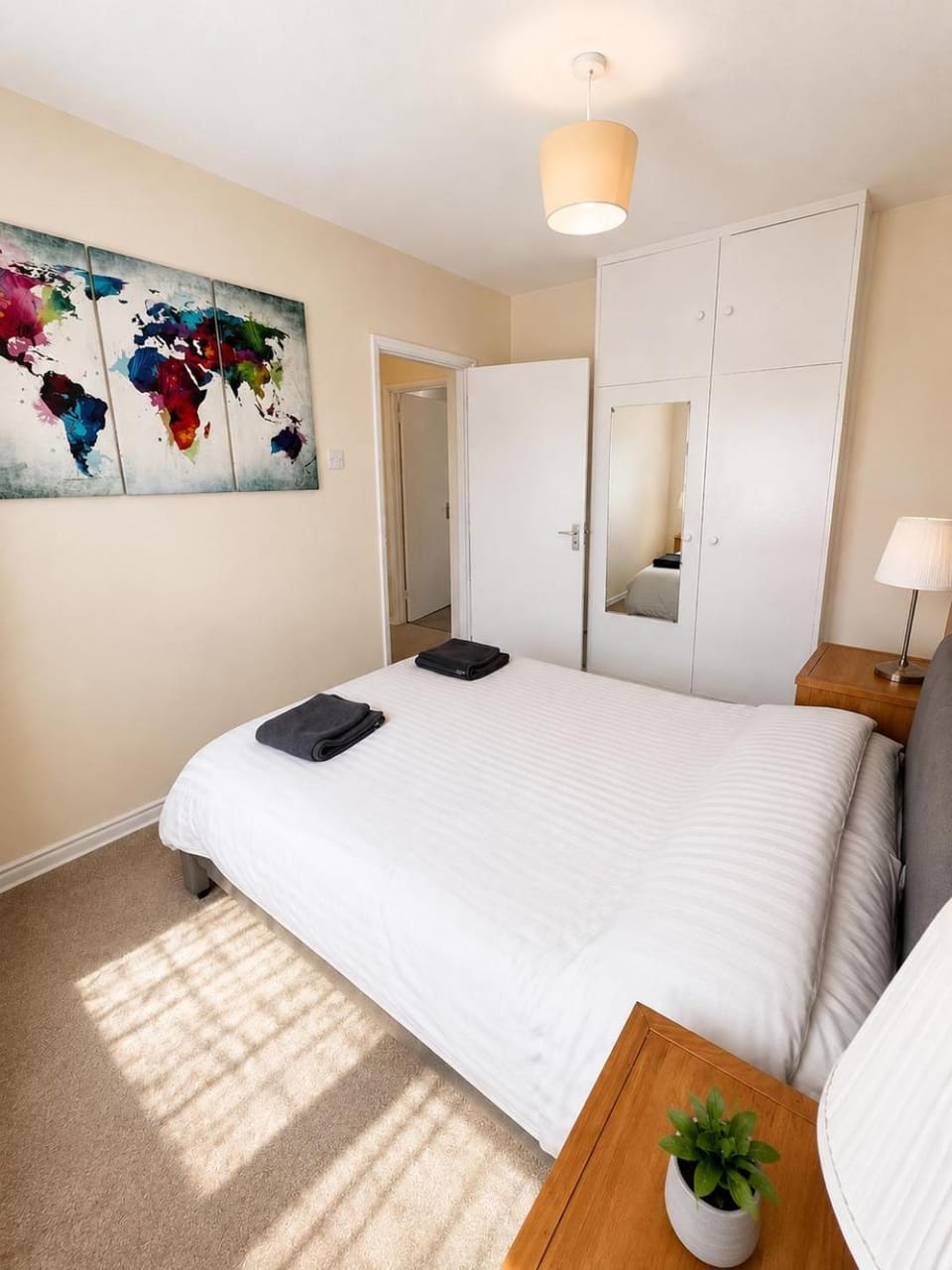 Bed, Bedroom, wardrobe