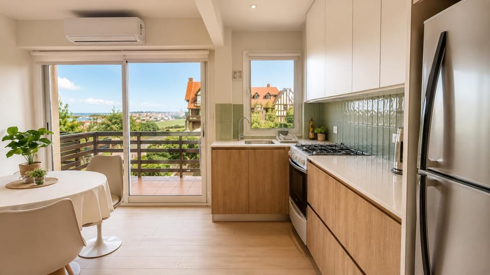 Depto Tini - Studio en Playa Grande para 3 personas a una cuadra del mar - Hola Sur Apartment in Mar del Plata