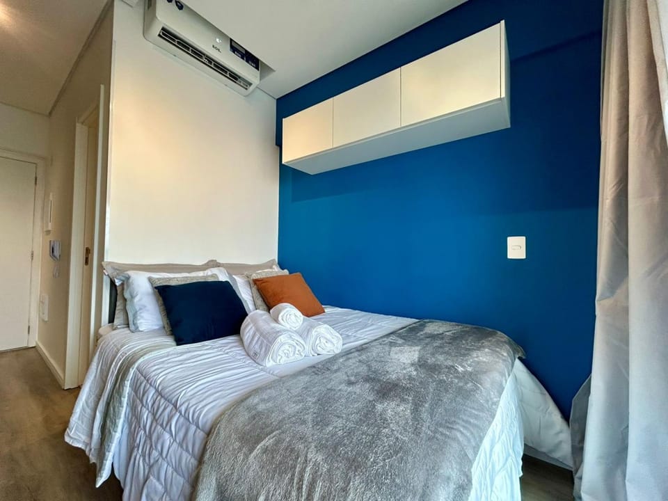 Studio no 23º andar - 1 min do Metrô República Apartment in Sao Paulo City