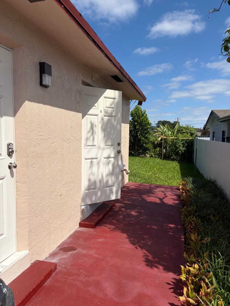 Property building, Garden view