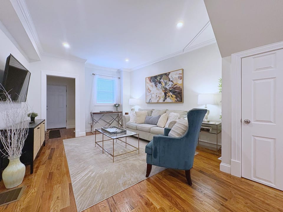 New 2BR w Deck Green Line B Brighton Apartment in Brookline