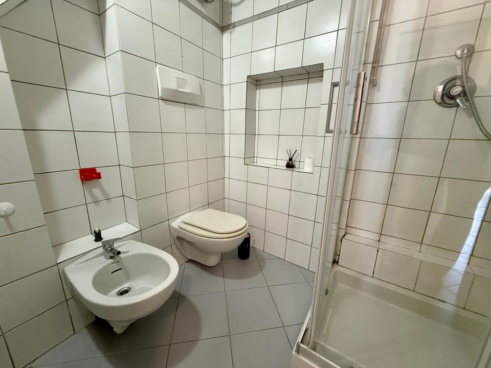 Shower, Toilet, Bathroom, bidet, towels