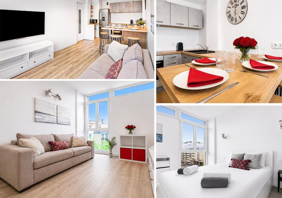 Bed, Kitchen or kitchenette, Living room, Photo of the whole room, Bedroom