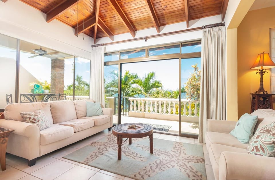 Stunning Villa with Oceanview, Private Pool, Soaking Tub & Picturesque Balcony House in Playa Flamingo