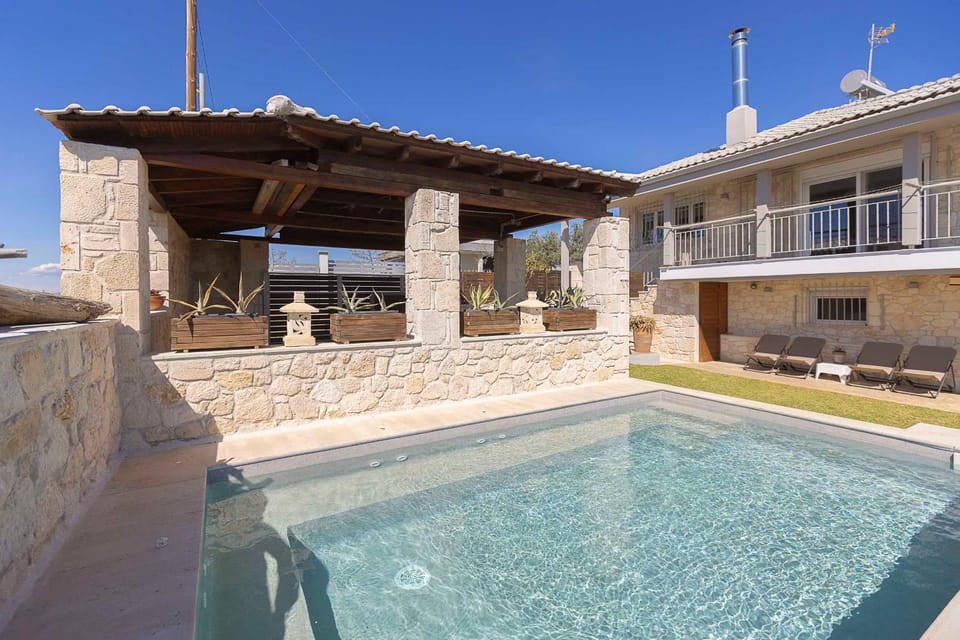 Sea View Country House with Pool Villa in Halkidiki