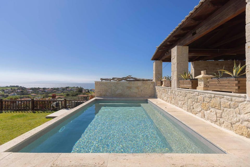 Sea View Country House with Pool Villa in Halkidiki