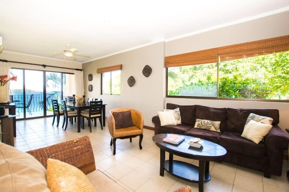 Beautiful Condo in Peaceful Cliffside Location with a Private Balcony & Stunning Ocean and Mountain Views House in Playa Flamingo