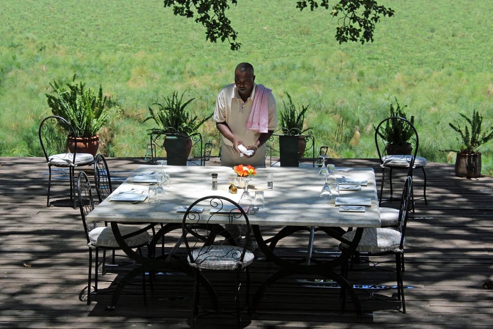 Dining area, Garden view, Lake view
