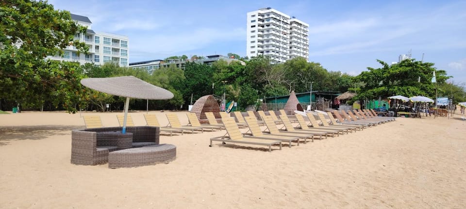 Beach, sunbed