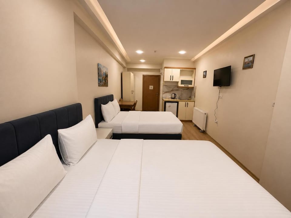 TV and multimedia, Kitchen or kitchenette, Photo of the whole room, Bedroom