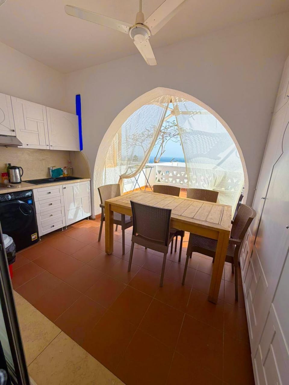 Domina Coral Bay, Sea View Apartment, Kitchen, Block 34 Apartment in Sharm El-Sheikh