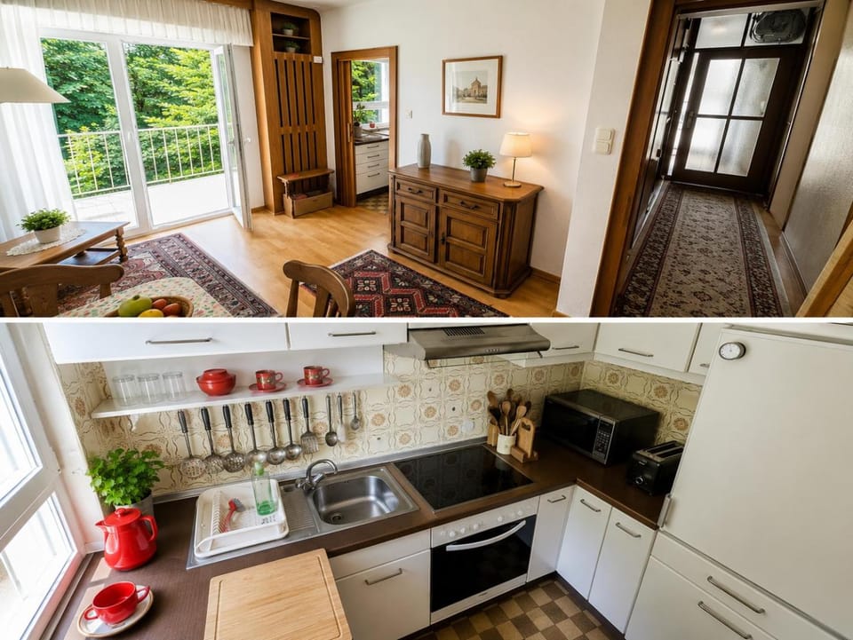Kitchen or kitchenette, Dining area