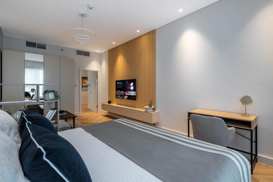 Scandinavian style 2BR Sulafa Tower Retreat Apartment in Dubai