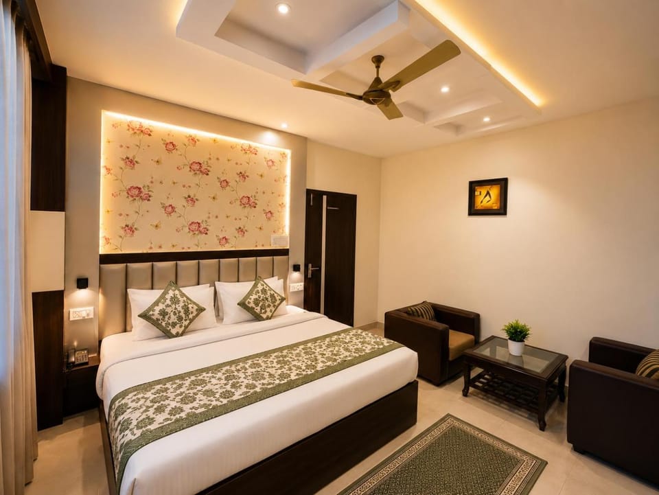 Bed, TV and multimedia, air conditioner