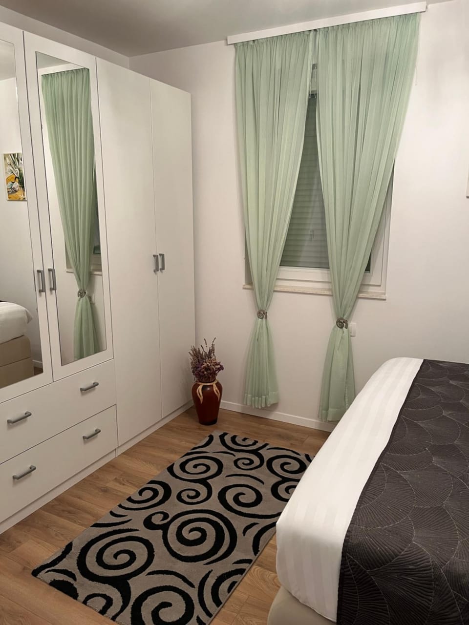 Bed, Bedroom, wardrobe