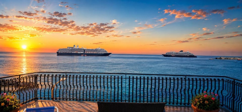Nearby landmark, Day, Natural landscape, Sea view, Sunrise, Sunset