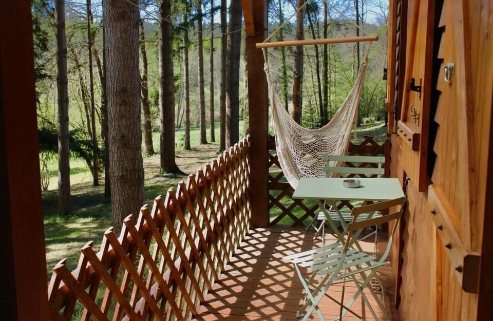 Chalet avec étang privé proche zoo de la Flèche et circuit des 24H du Mans Chalet in Pays de la Loire