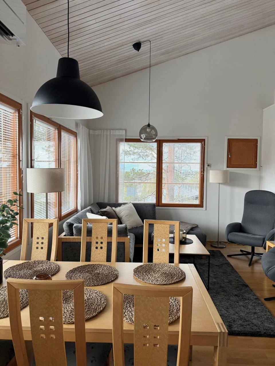Living room, Seating area, Dining area