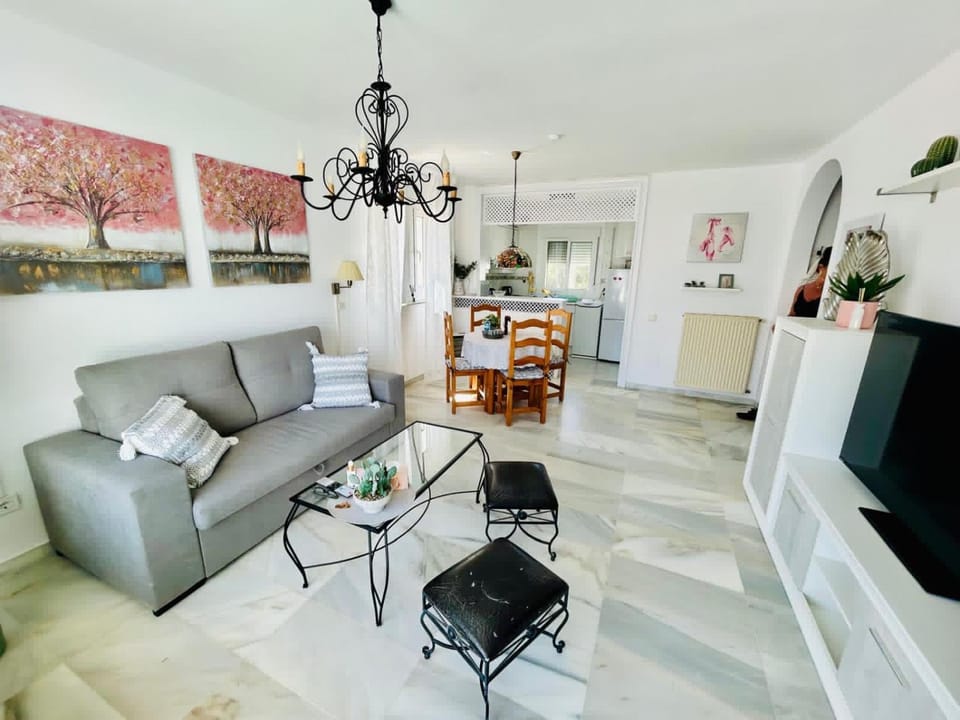 Ferienwohnung Casa Maria, Poolblick, Strandnah Apartment in Roquetas de Mar