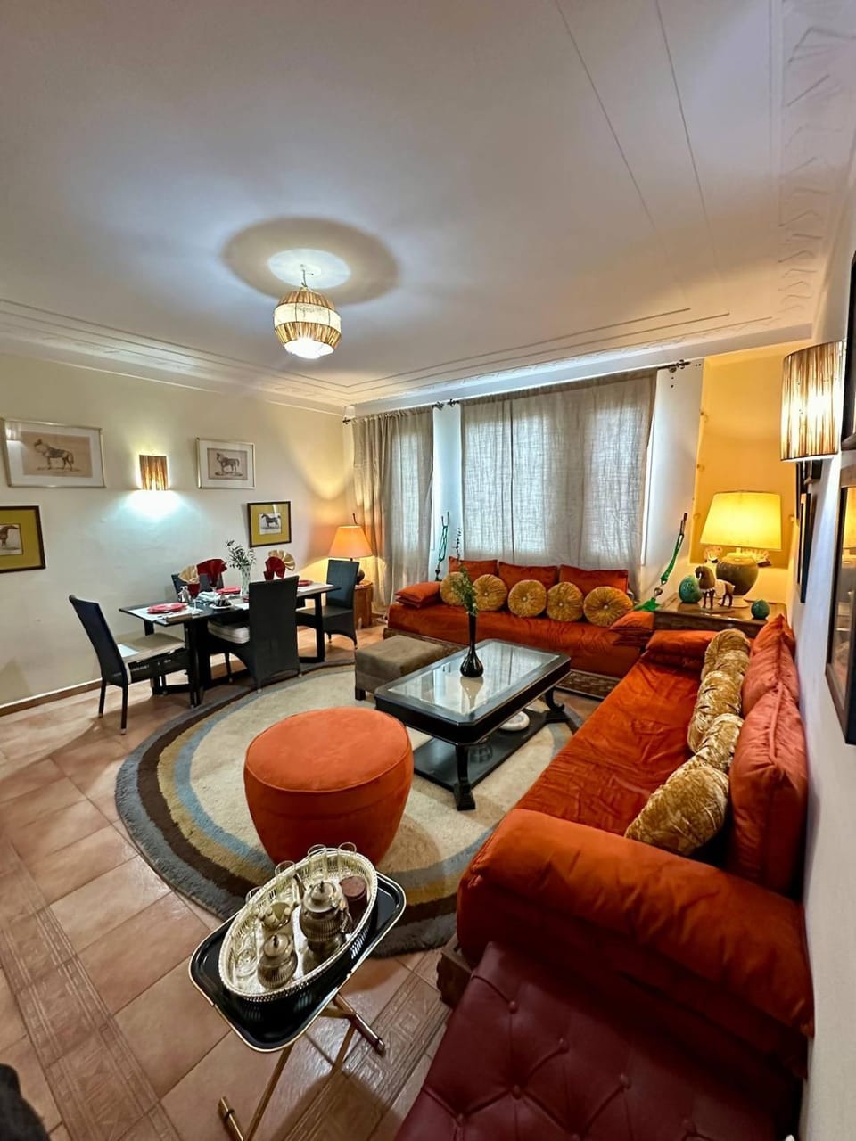 Living room, Dining area