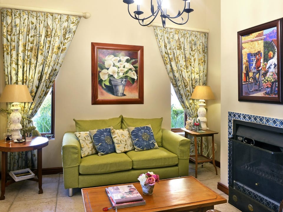 Living room, fireplace