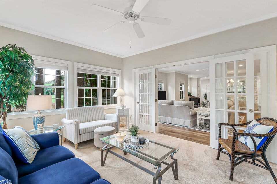 Golf Course Corner Villa First Floor Views Villa in Hilton Head Island