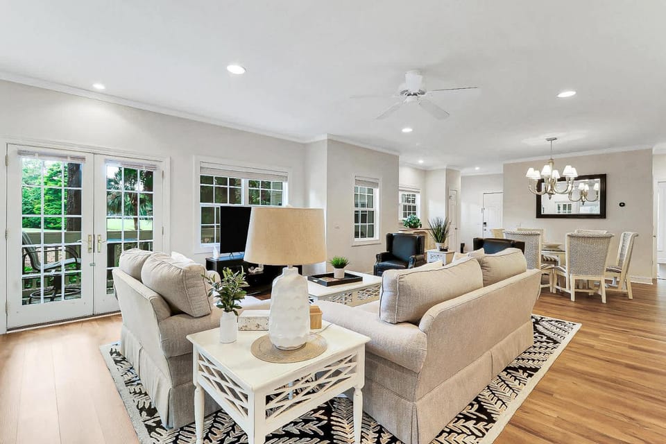 Golf Course Corner Villa First Floor Views Villa in Hilton Head Island