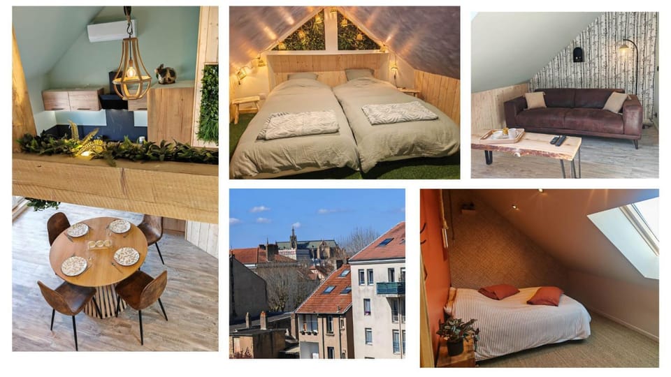 La Cabane 3 étoiles et L'Atelier 4 étoiles appartements jusqu'à 9 personnes Apartment in Metz