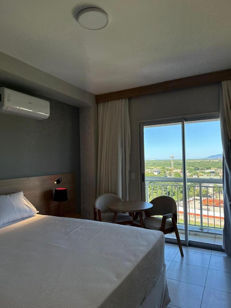 Bed, View (from property/room), Balcony/Terrace, Bedroom, air conditioner