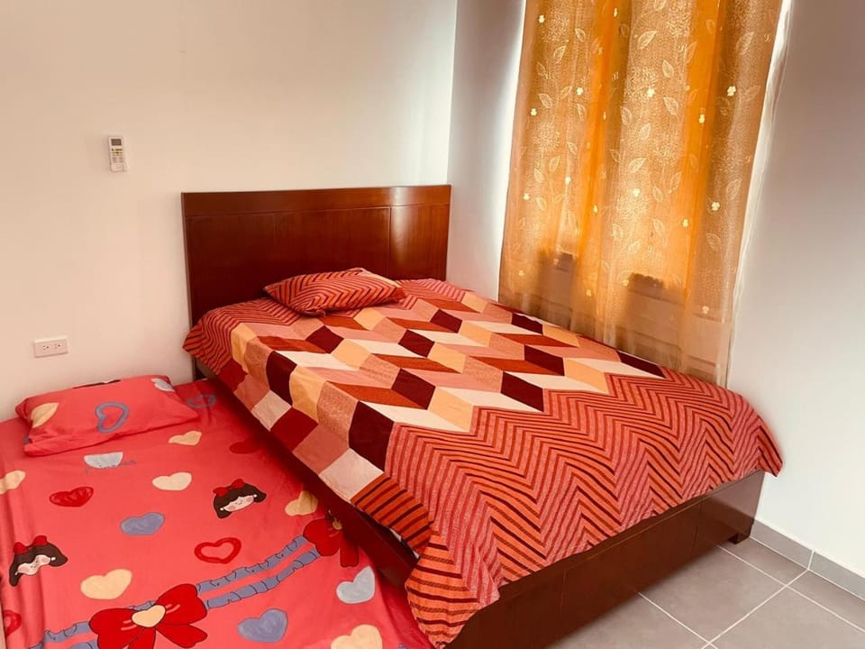 Photo of the whole room, Bedroom, air conditioner