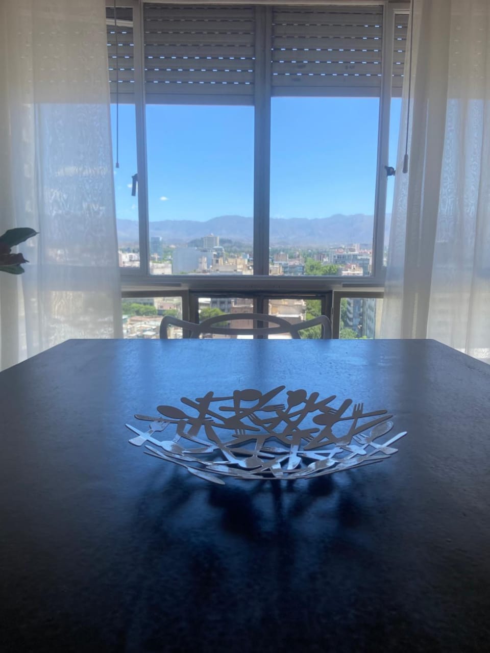 Natural landscape, View (from property/room), Dining area, Mountain view