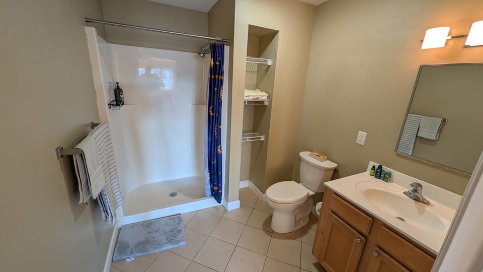 Shower, Toilet, Bathroom, towels