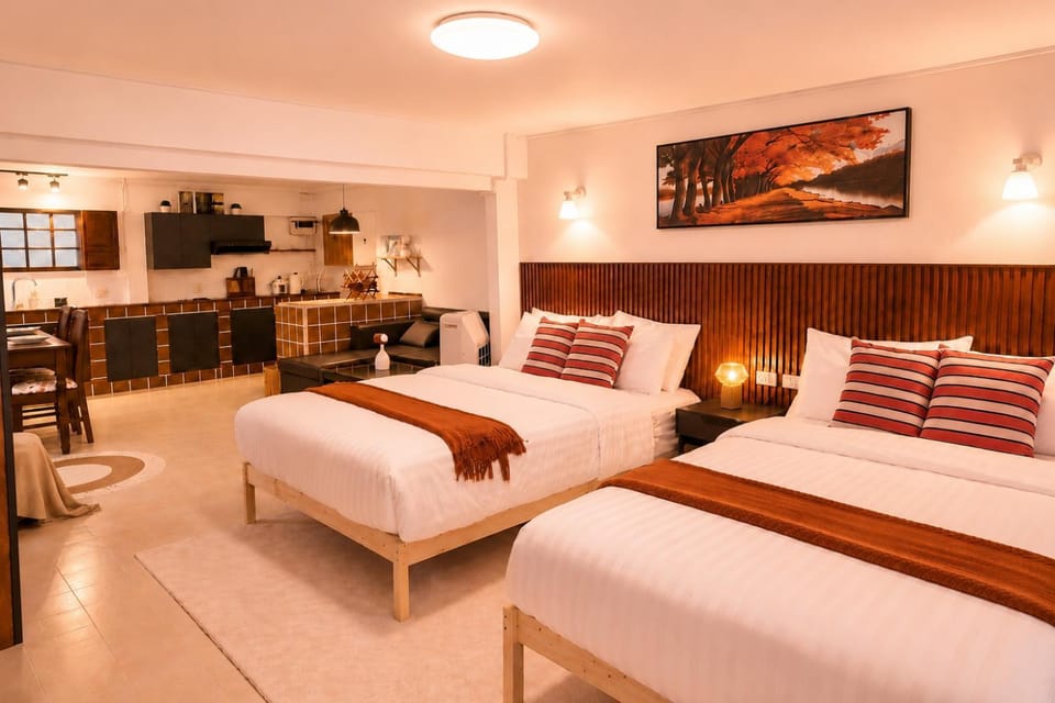 Bed, Living room, Dining area, Bedroom, kitchen