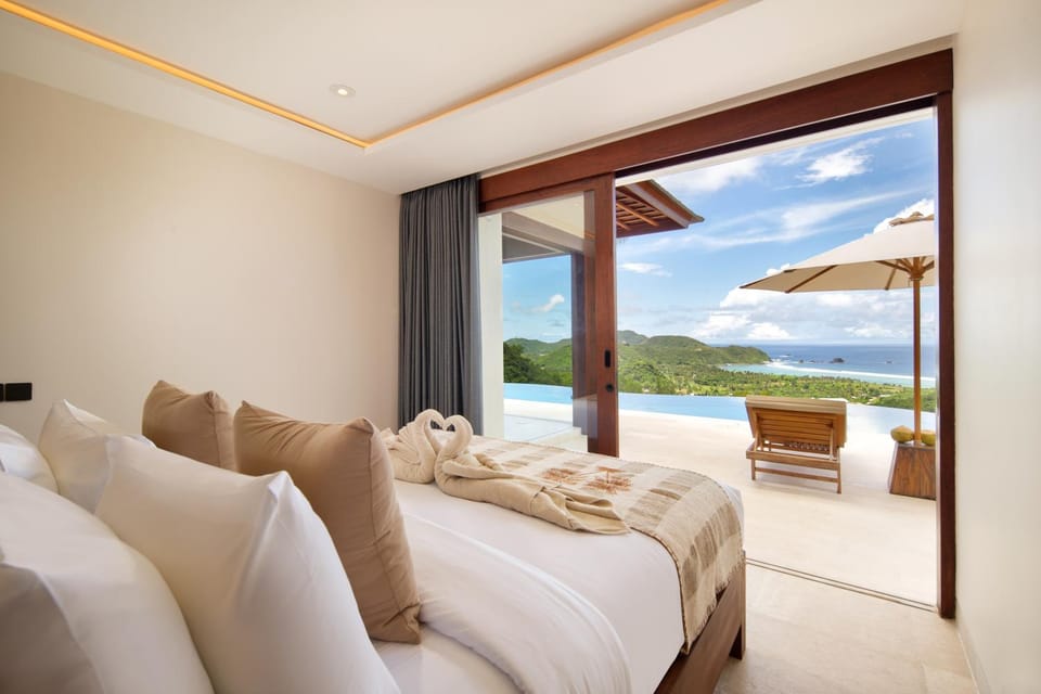 Bedroom, Sea view