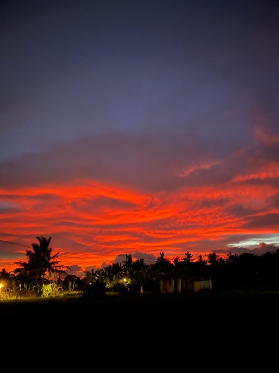 Natural landscape, Sunset
