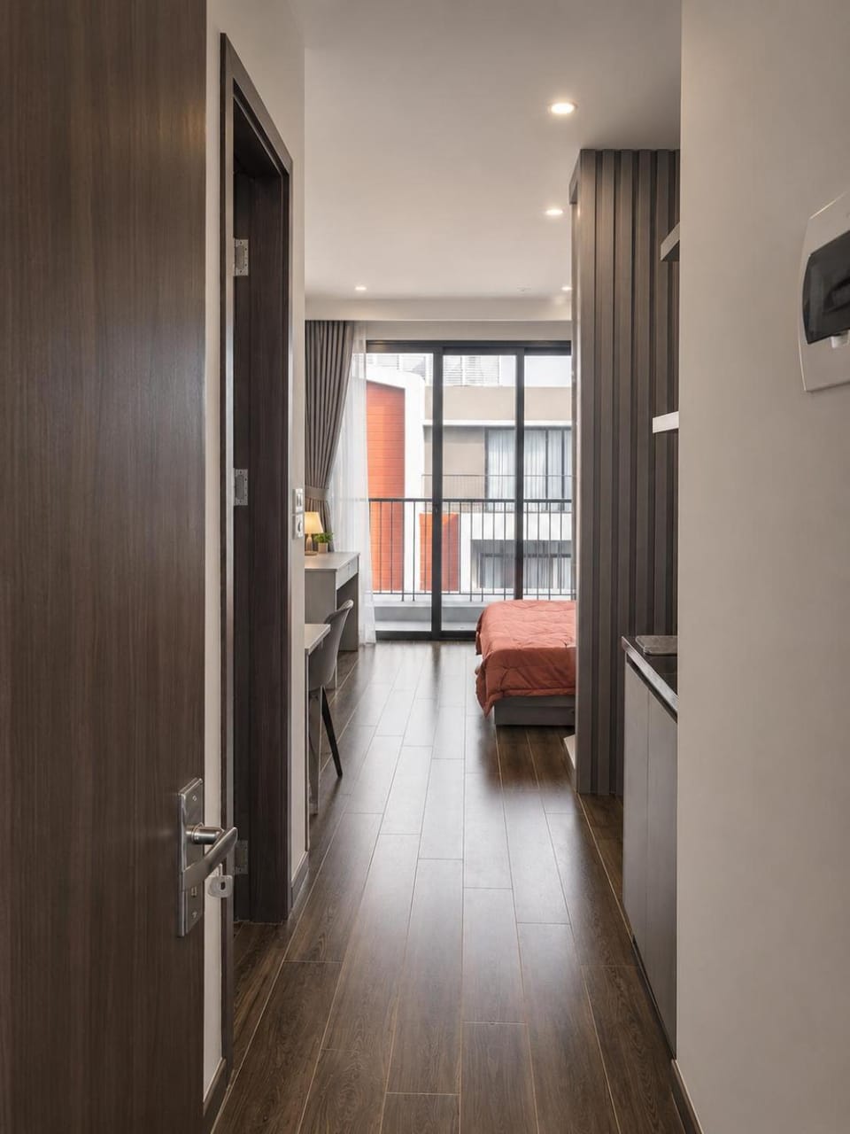 Toilet, Bed, Photo of the whole room, Bedroom, wardrobe, air conditioner