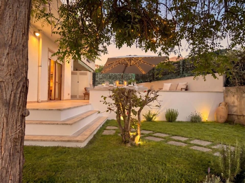Property building, Patio, Garden, Garden view