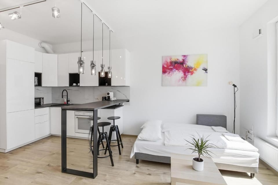 Living room, kitchen
