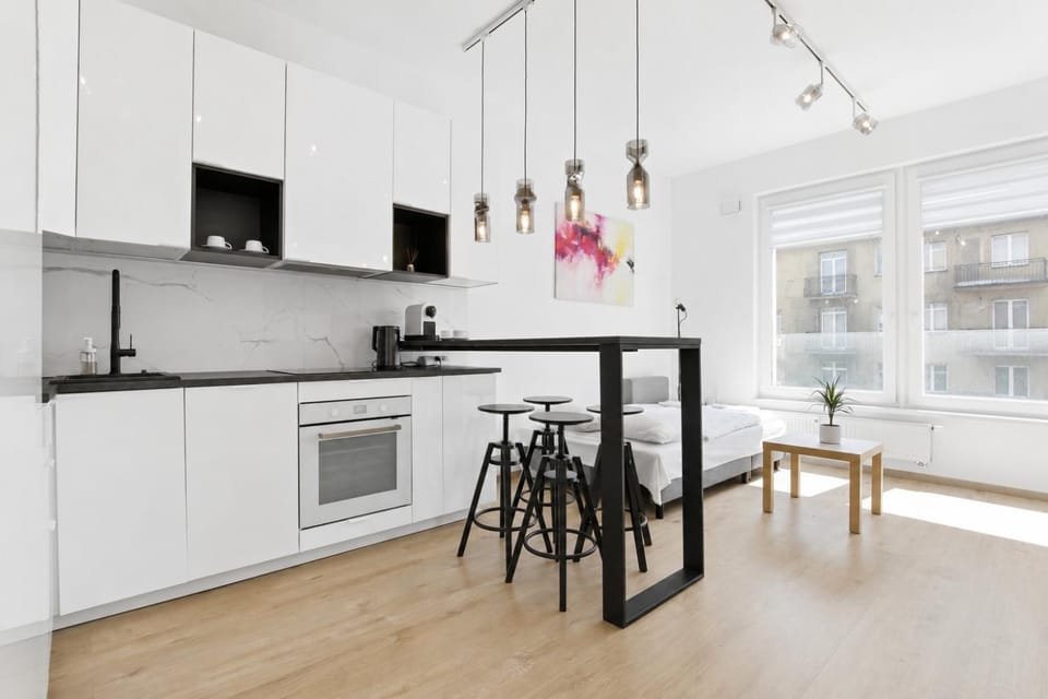 Living room, kitchen