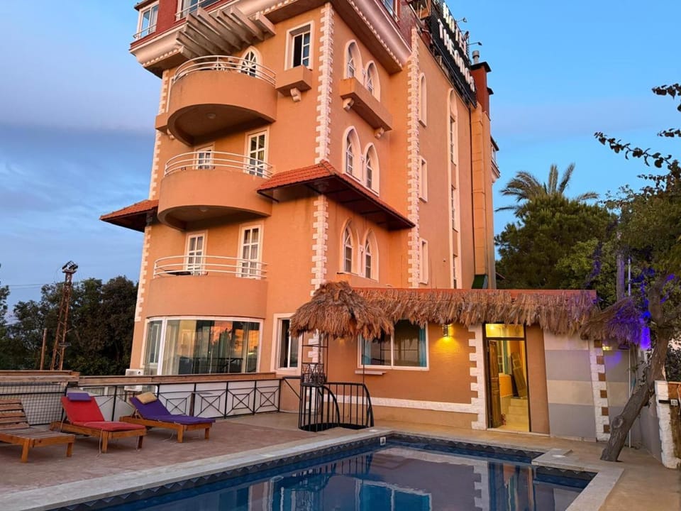 Property building, Pool view, Swimming pool