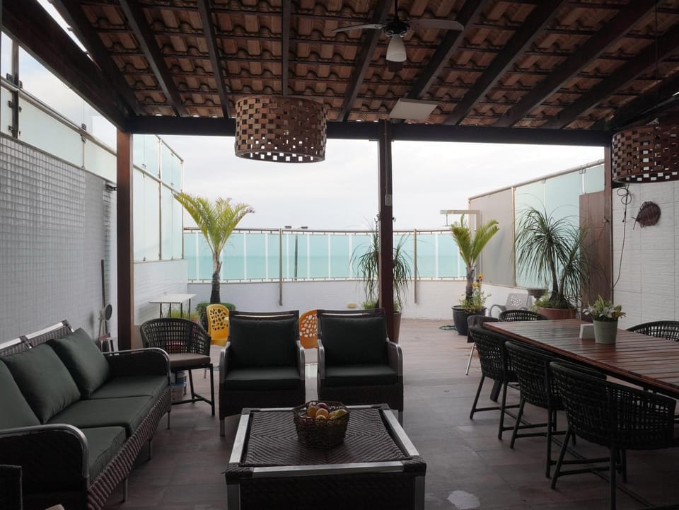 View (from property/room), Balcony/Terrace, Sea view
