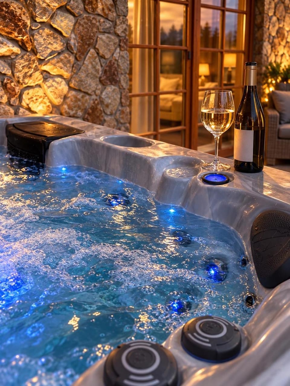 Natural landscape, Hot Tub