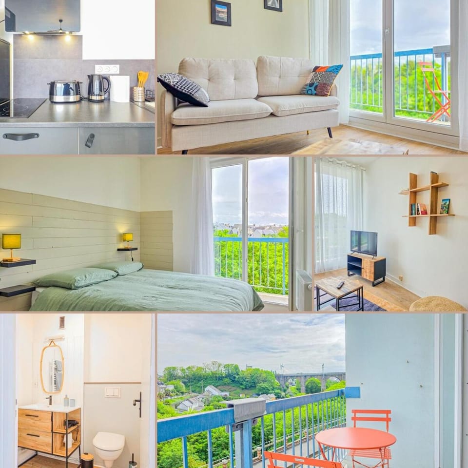 Le Boston - Balcon, Central & Stationnement Apartment in Brittany