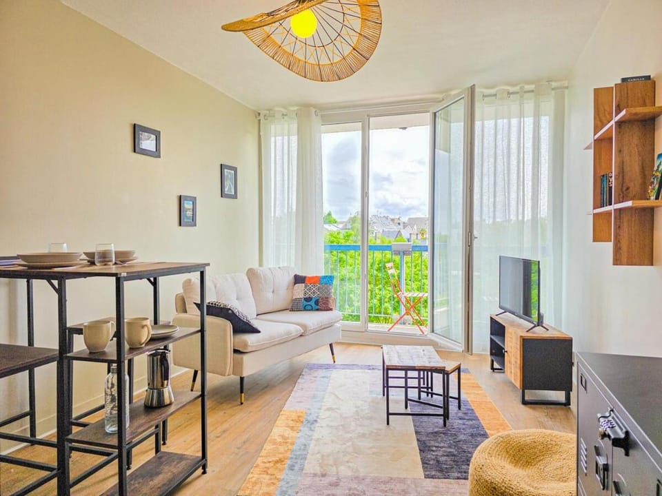 Le Boston - Balcon, Central & Stationnement Apartment in Brittany