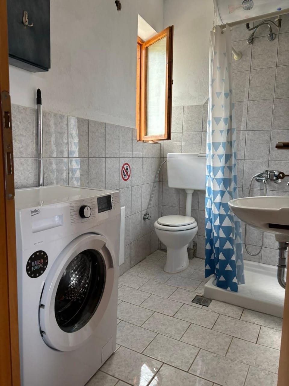 Toilet, Bathroom, washing machine
